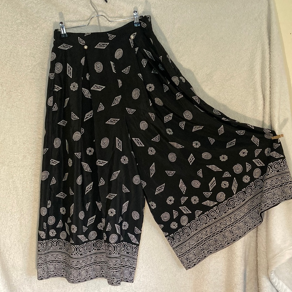 Vintage Leslie Fay Sportswear Wide Leg Palazzo Pants